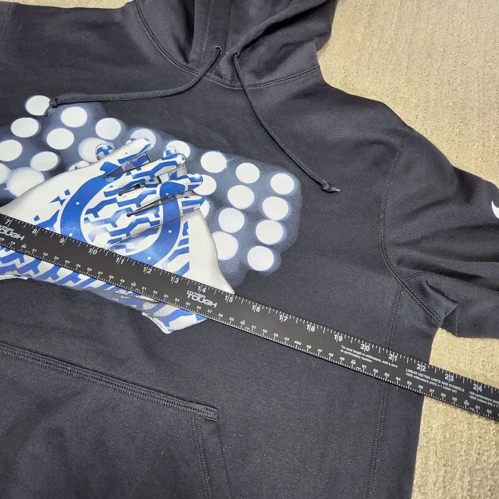 Indianapolis Colts Hoodie Men M‎ Black Nike Therma Fit NFL Football Performance